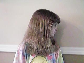 Picture of Daegan's new haircut taken on April 12, 1999